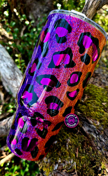Autumn Leopard Tumbler